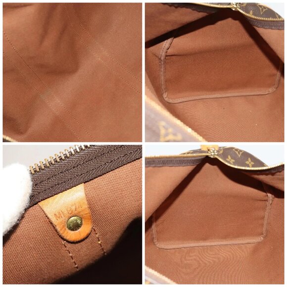 LOUIS VUITTON Monogram Keepall 55 Boston Bag M41424 LV Auth ar13527 - Picture 15 of 16